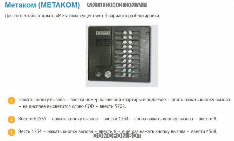 База кодов от домофонов Ижевск